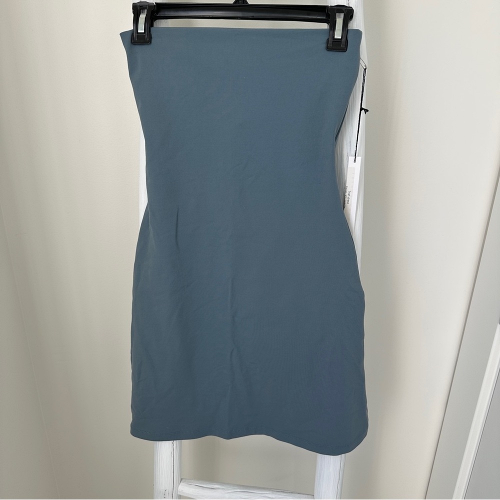 Susana Monaco Trish Essential Mini Tube Dress Graphite Size XS NWT